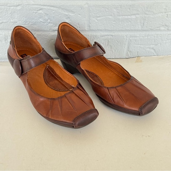 Pikolinos Gandia Leather Mary Jane Shoes Women's 8.5 - Picture 3 of 14